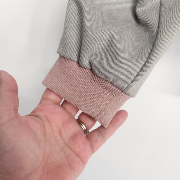 The Impeccable Pig Mauve Color-block Chevron Bomber Jacket Women's S - Picture 5 of 7